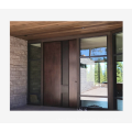 Custom design pivot wood door for entrance door